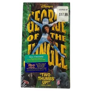 SEALED "George of the Jungle" (VHS Tape, 1997) Brendan Fraser Family Comedy NEW